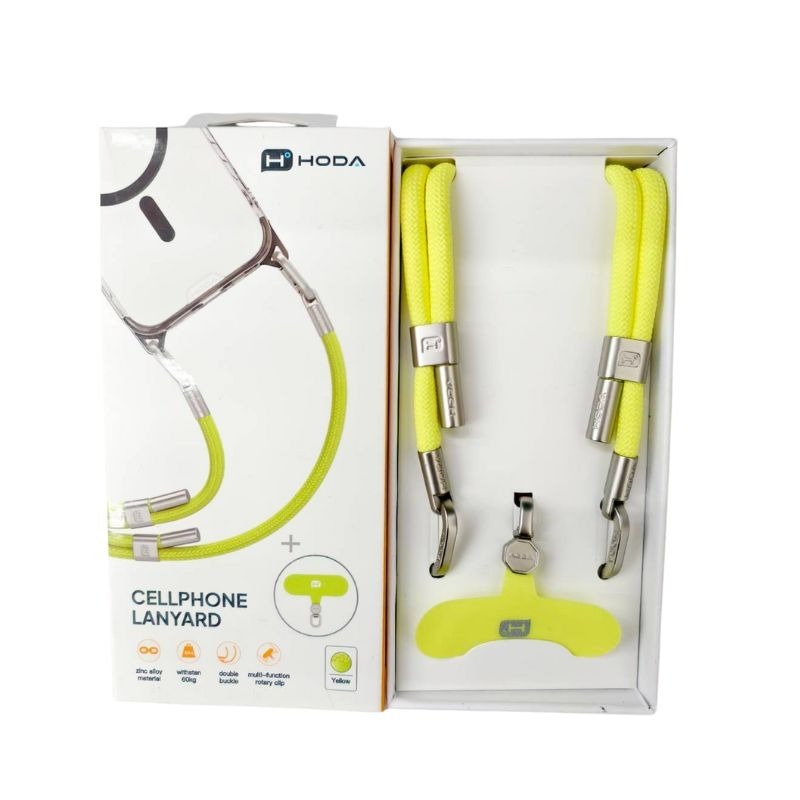 HODA好貼 雙扣手機掛繩 手機掛脖繩 解放雙手 含墊片掛繩 馬卡龍繽紛色掛繩-規格圖11
