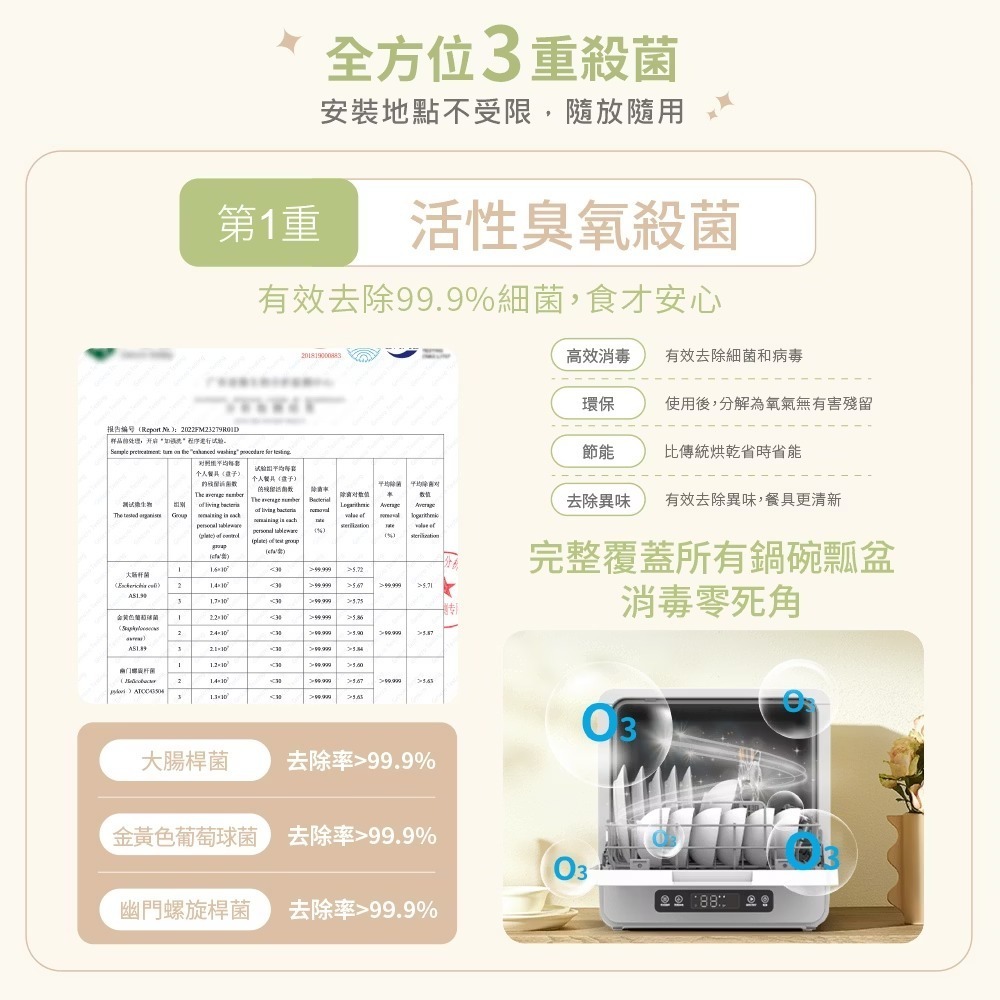 現貨免運⭐️DIKE 全自動臭氧烘乾洗碗機 HKE700WT 抗菌烘碗機 除臭烘碗機 殺菌洗碗機-細節圖10