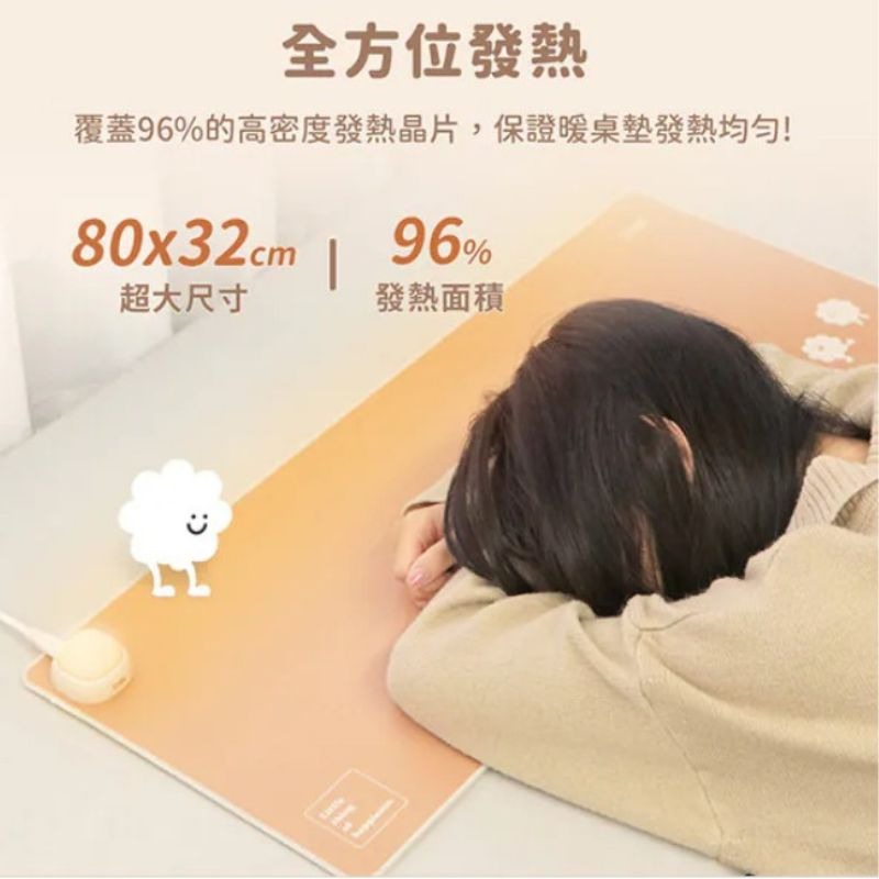 SOTHING 向物 多功能暖桌墊 滑鼠墊 四季適用 加熱墊 暖手墊 DSHJ-S2108-細節圖4