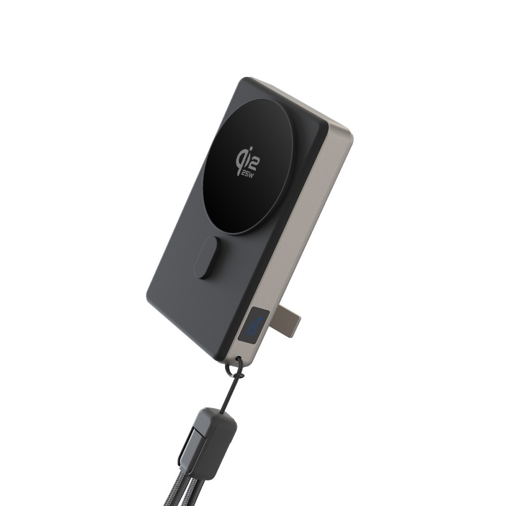 免運 可上飛機 人因雷盾 固態行動電源 10000mAh行動電源 支架磁吸行動電源-規格圖10