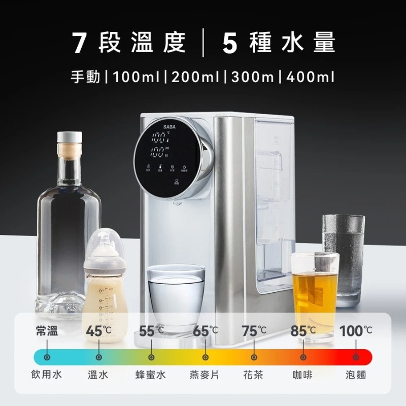 現貨⭐️德國SABA 即熱式濾淨開飲機 SA-HQ03 瞬熱飲水機 熱水壺 飲水機 開飲機-細節圖6