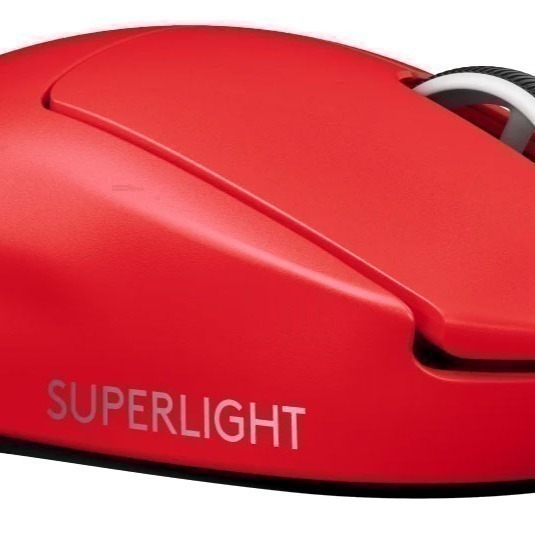 全新未拆> Logitech 羅技G PRO X SUPERLIGHT 紅白黑桃無線遊戲滑鼠