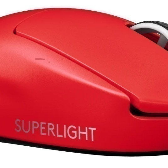 <全新未拆>  Logitech 羅技  G PRO X SUPERLIGHT 紅白黑桃 無線遊戲滑鼠-細節圖3