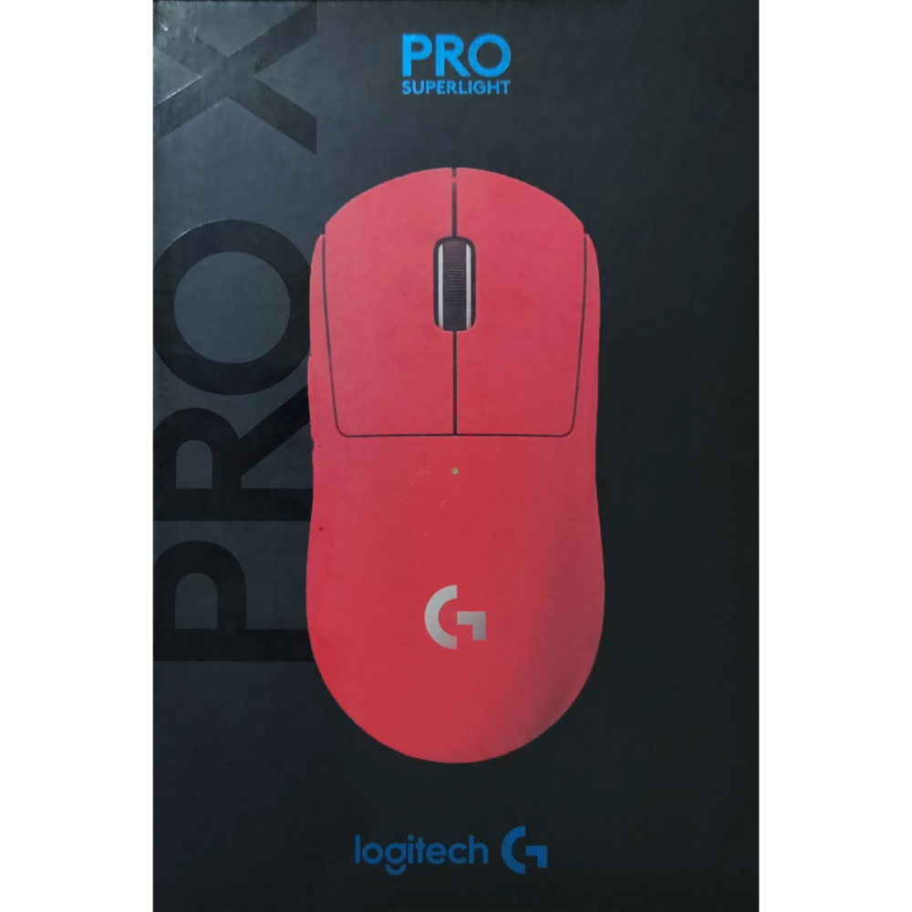 <全新未拆>  Logitech 羅技  G PRO X SUPERLIGHT 紅白黑桃 無線遊戲滑鼠-細節圖9