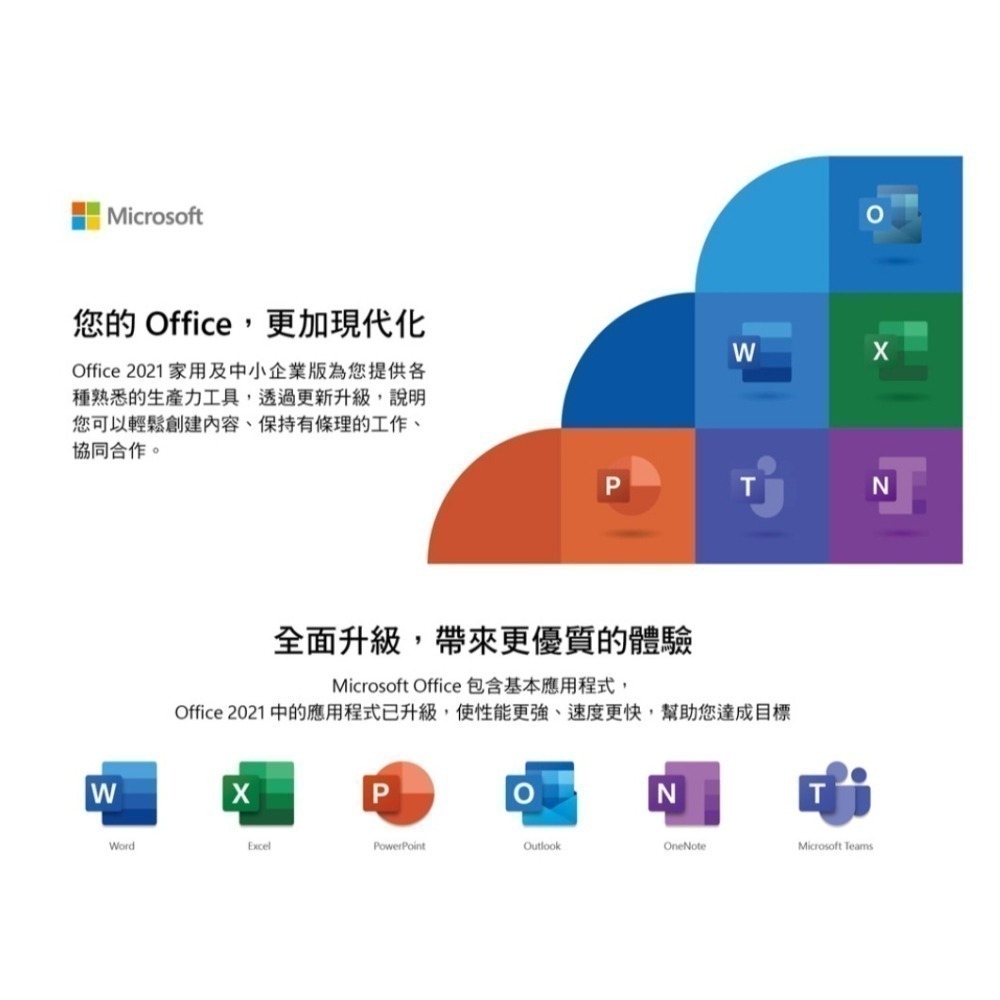 <全新> Office 2021 中小企業版盒裝 有發票 台灣微軟正版-細節圖4