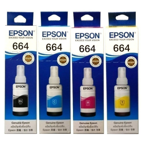 &lt;全新未拆&gt; EPSON T664100~T664400原廠四色墨水(一組入)公司貨 有發票