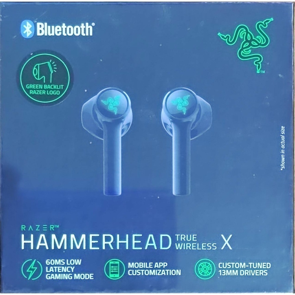 <全新> Razer 雷蛇 Hammerhead True Wireless★ 戰錘狂鯊ANC真無線藍牙耳機-細節圖3