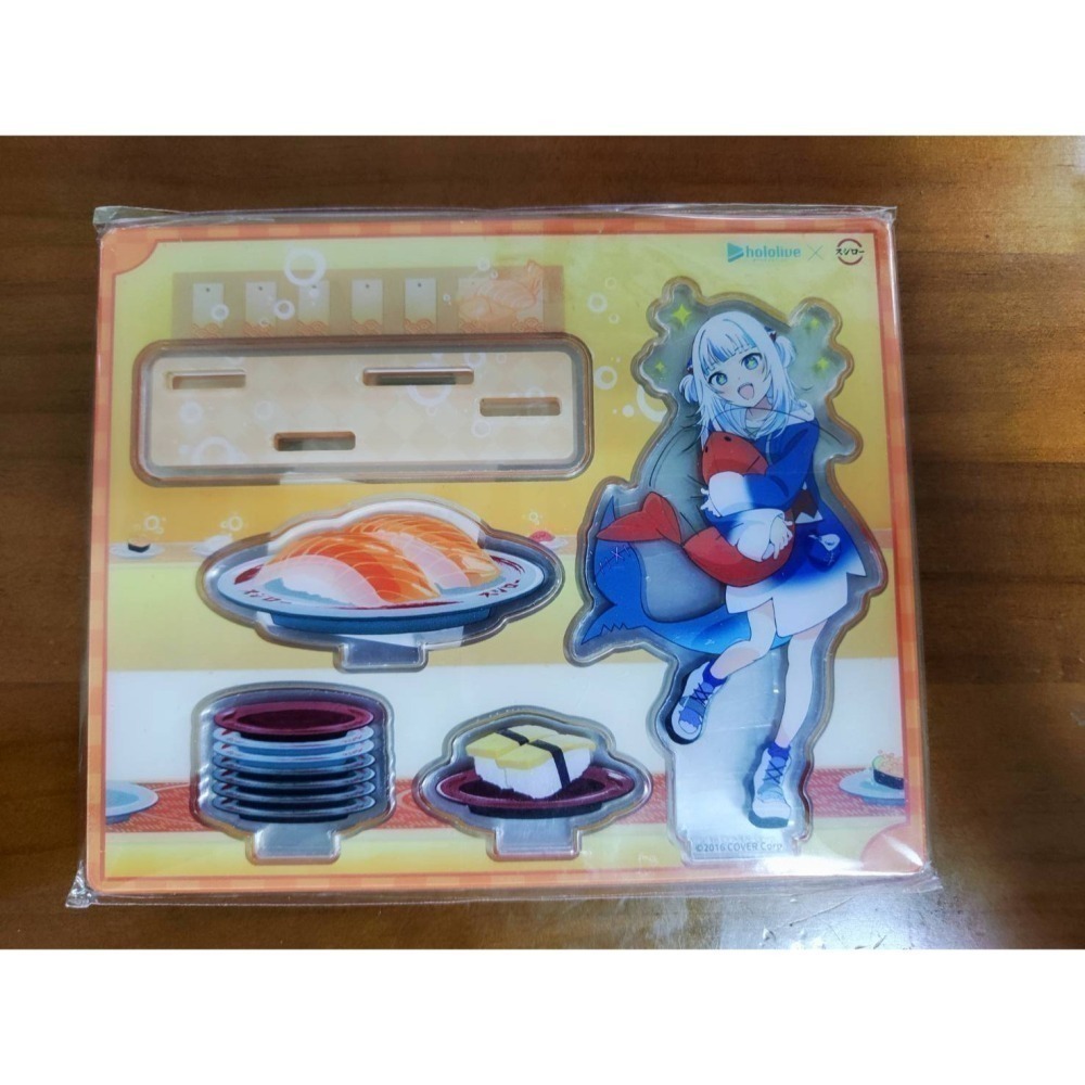 <全新未拆> 壽司郎 Hololive Gura 貼紙 鯊鯊 壽司郎聯名 Gawr-細節圖4