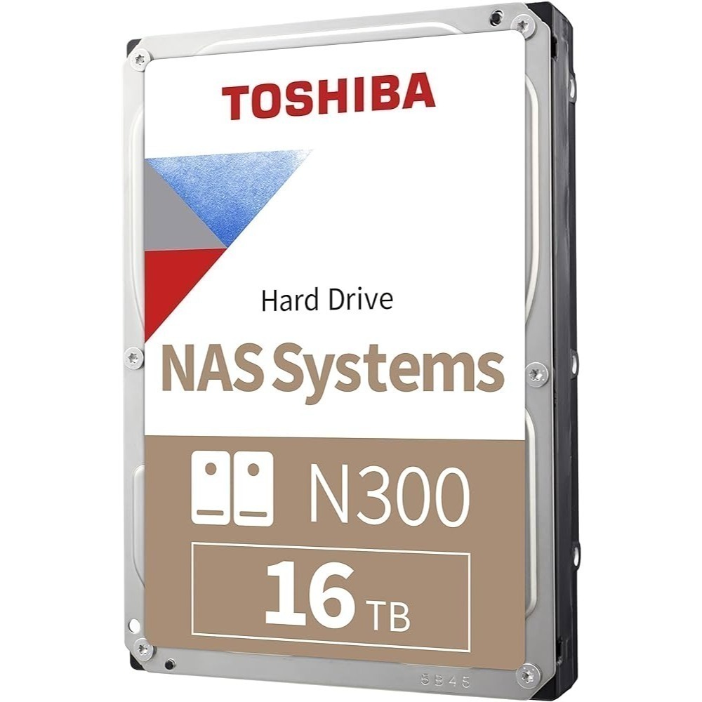 &lt;台灣正貨&gt; Toshiba N300 16TB 3.5吋 7200轉 NAS硬碟