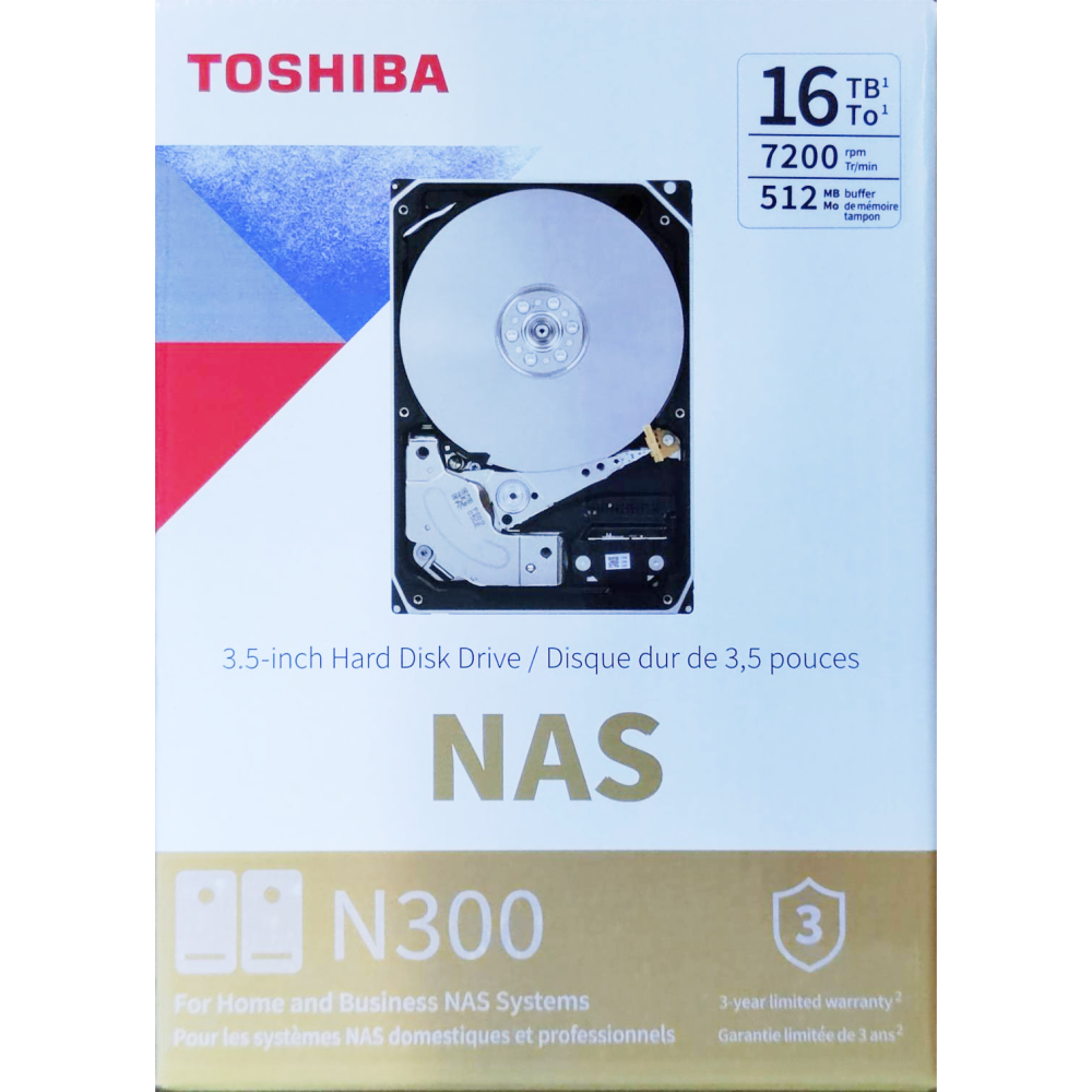 <台灣正貨> Toshiba N300 16TB 3.5吋 7200轉 NAS硬碟-細節圖2