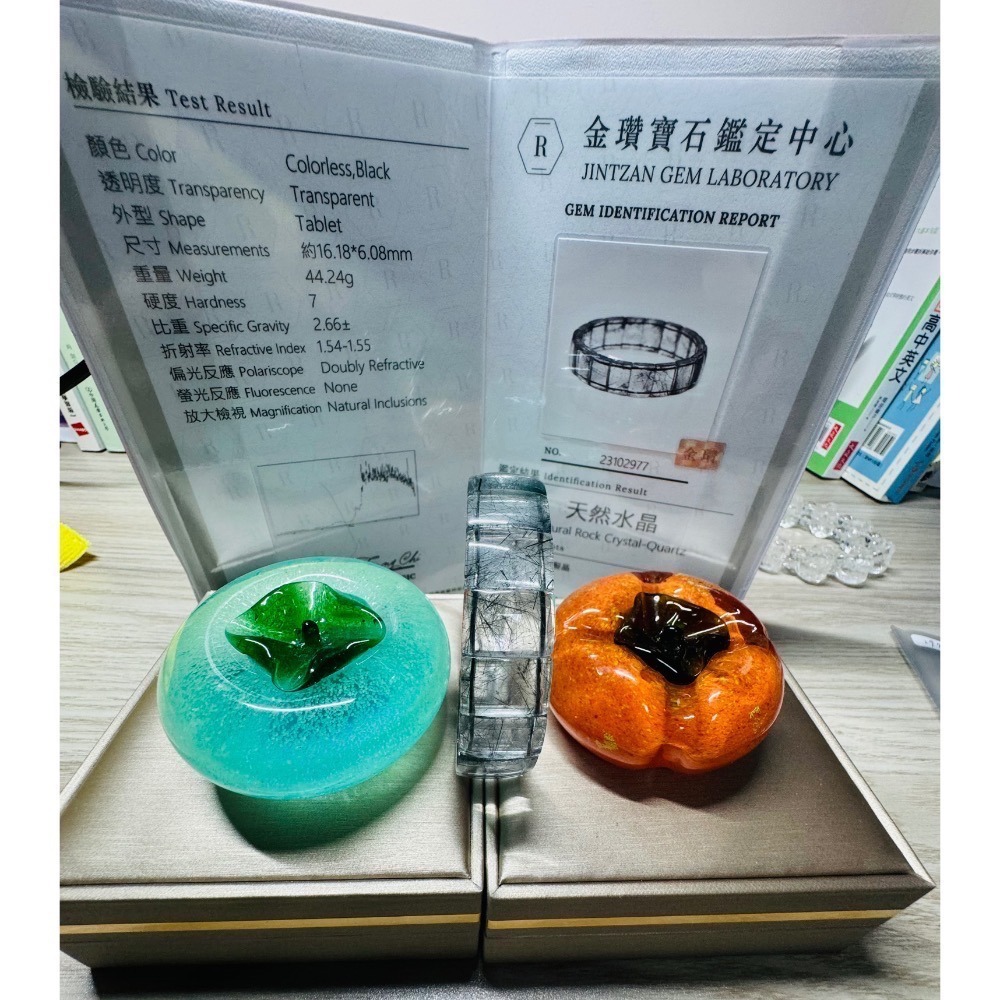 🌟 🌟興鑫水晶 天然水晶-黑髮晶 負能量 領袖魅力 防小人 （鑑定證書）-細節圖4