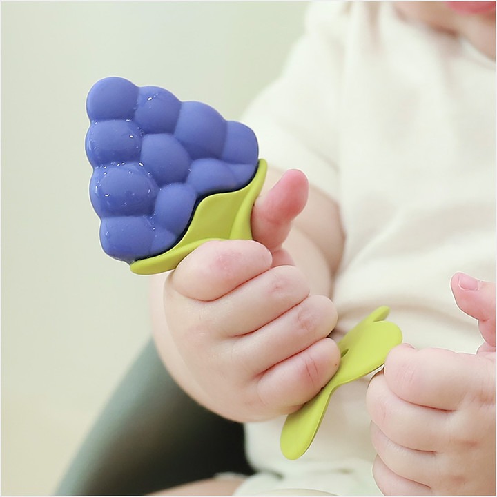 【韓國Ange】水果造型固齒器 乳牙刷 牙膠 緩解磨牙期 長牙期 安撫玩具 寶寶玩具 咬咬樂 磨牙玩具 固齒玩具 防吃手-細節圖5