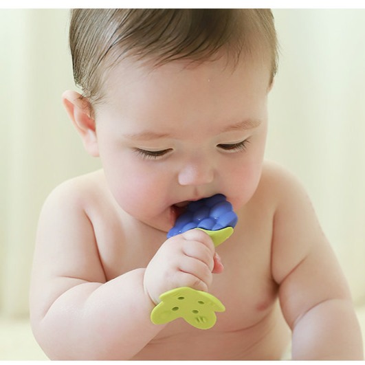 【韓國Ange】水果造型固齒器 乳牙刷 牙膠 緩解磨牙期 長牙期 安撫玩具 寶寶玩具 咬咬樂 磨牙玩具 固齒玩具 防吃手-細節圖6