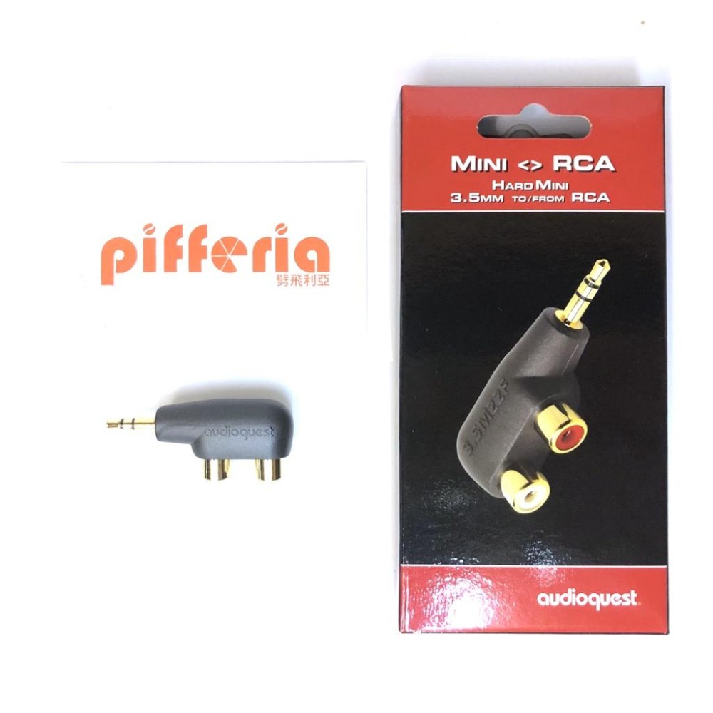 AudioQuest Hard Mini RCA Adaptor 3.5mm 轉 RCA｜劈飛好物-細節圖2