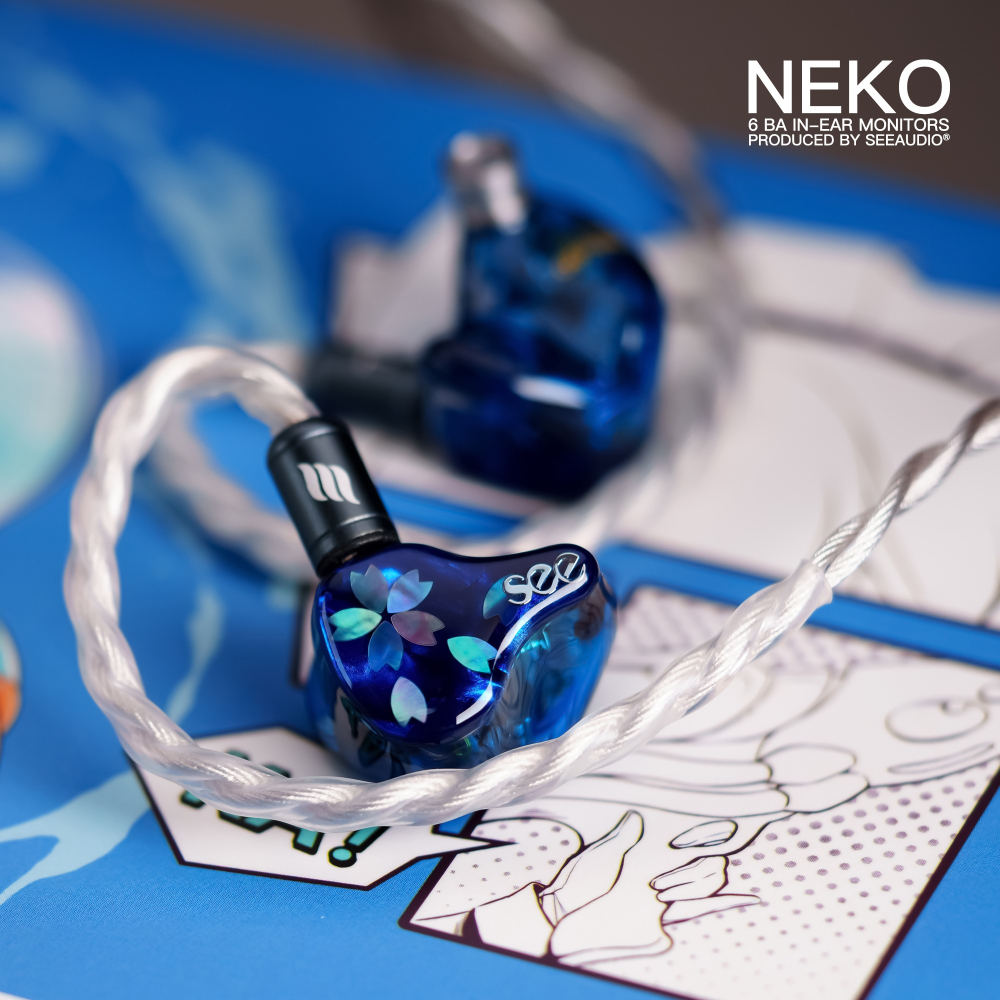 See Audio NEKO 六動鐵 入耳式耳機 動鐵耳機 0.78插針可換線 3.5 4.4二合一接頭-細節圖6