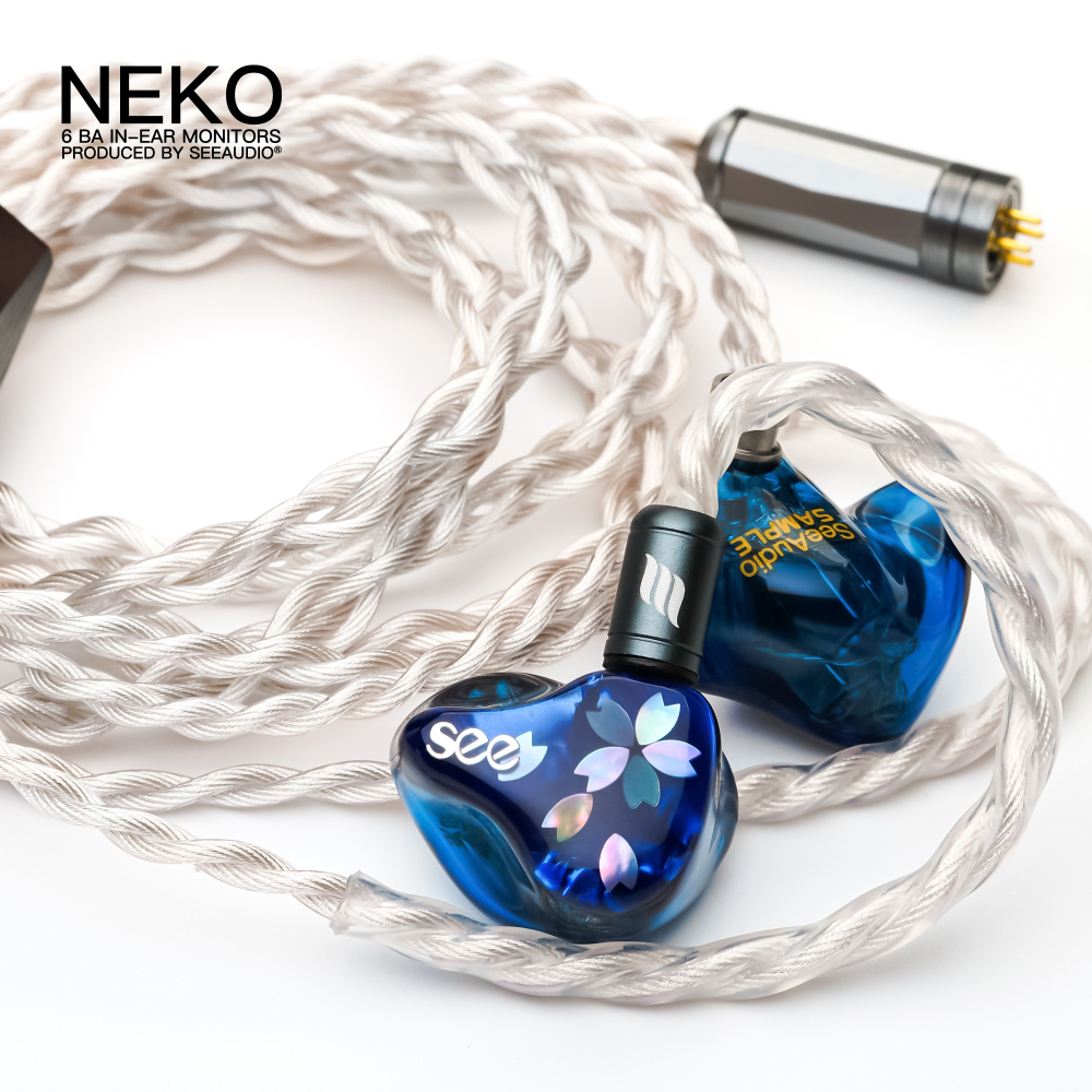 See Audio NEKO 六動鐵 入耳式耳機 動鐵耳機 0.78插針可換線 3.5 4.4二合一接頭-細節圖9