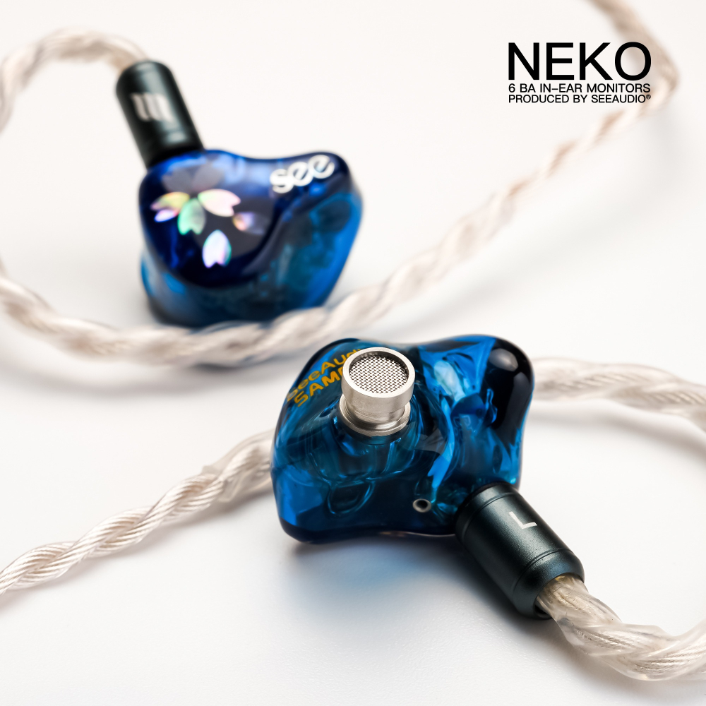 See Audio NEKO 六動鐵 入耳式耳機 動鐵耳機 0.78插針可換線 3.5 4.4二合一接頭-細節圖10