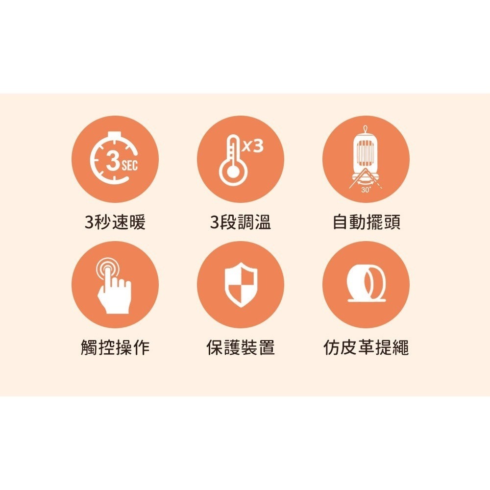 【SAMPO聲寶】迷你陶瓷電暖器 HX-AF06P [A級福利品‧數量有限]-細節圖4
