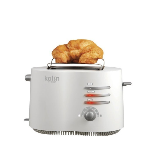 [A級福利品‧數量有限] Kolin 歌林 厚片烤麵包機 KT-R307