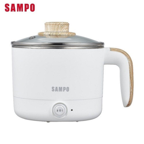 SAMPO聲寶 雙層防燙1.2L美食鍋/料理鍋/電火鍋/旅行鍋 KQ-CA12D[A級福利品‧數量有限]
