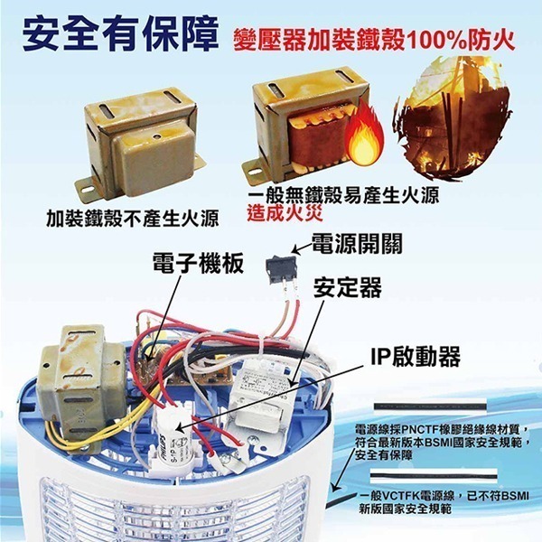 【友情牌】30W捕蚊燈VF-3033飛利浦燈管(營業用)-細節圖2