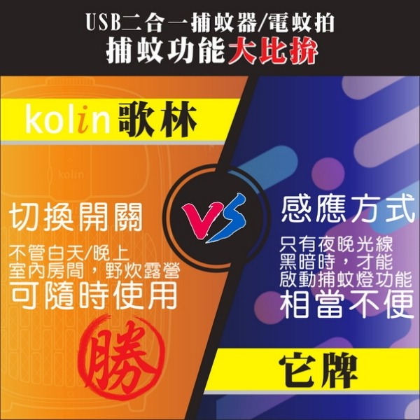 【歌林Kolin】 新一代USB兩用捕蚊器 KEM-LNM56-細節圖4