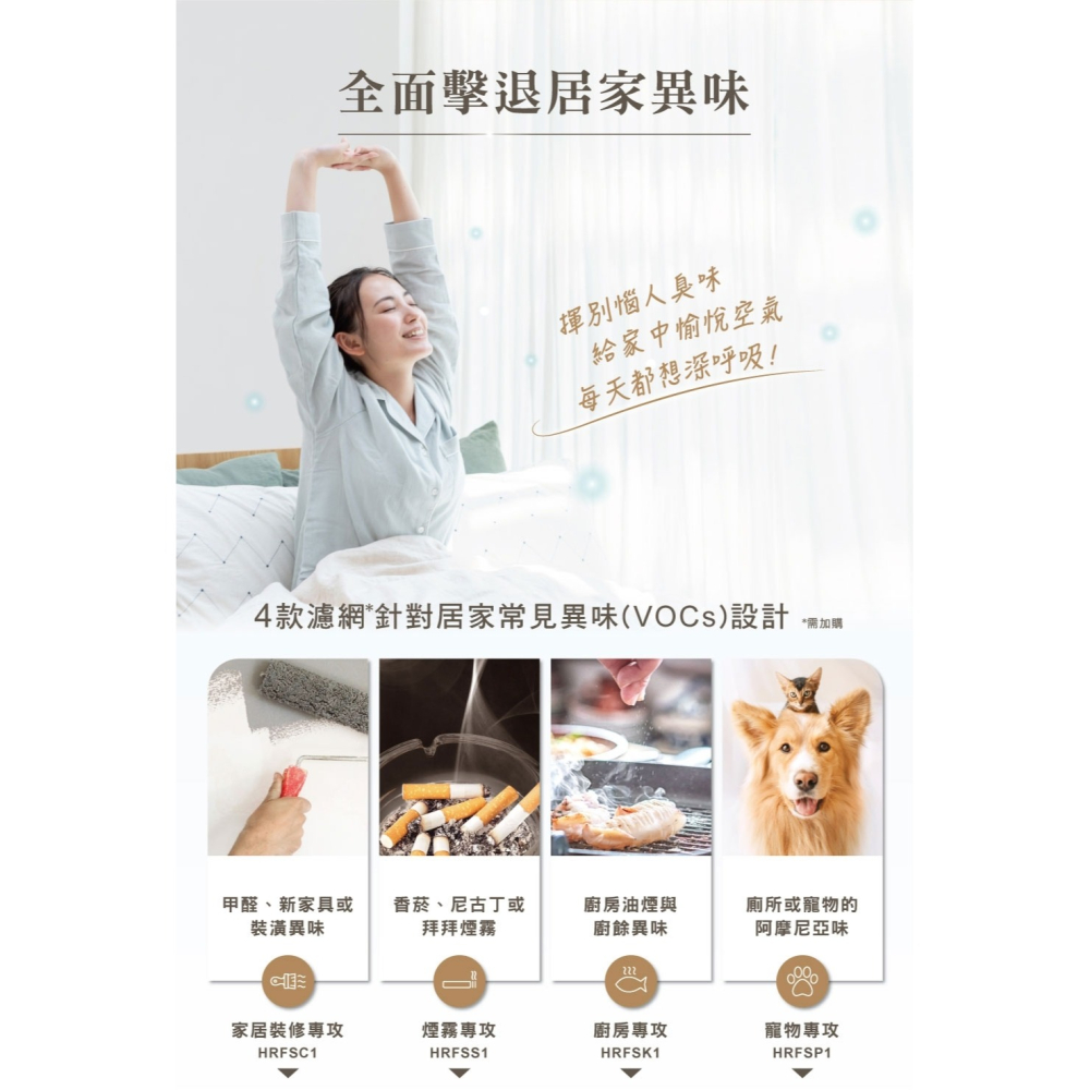 【美國Honeywell】淨味空氣清淨機 HPA-5150WTWV1(適用5-10坪｜小淨)-細節圖9