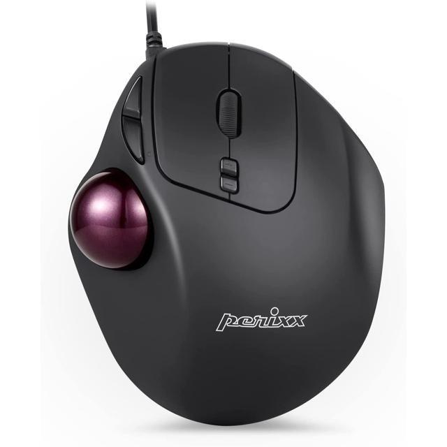 【日本代購】‎Perixx 有線軌跡球滑鼠 PERIMICE-517