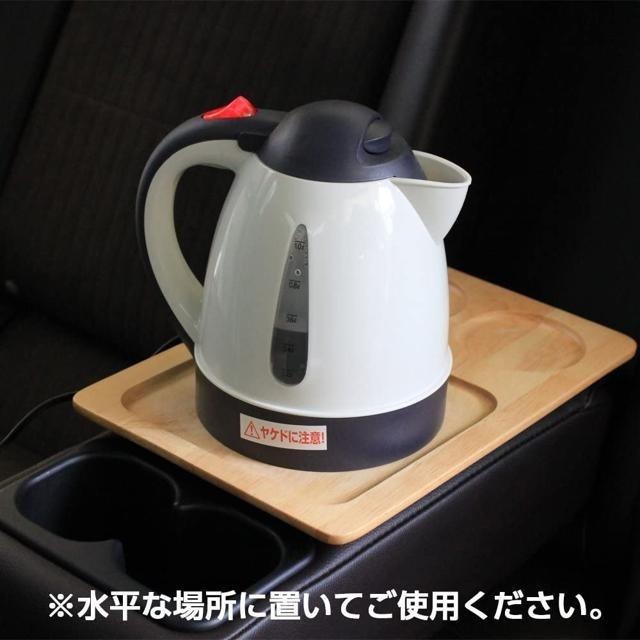 【日本代購】Meltec 車用電熱水壺 1L ‎CK-673 (DC24V)-細節圖2