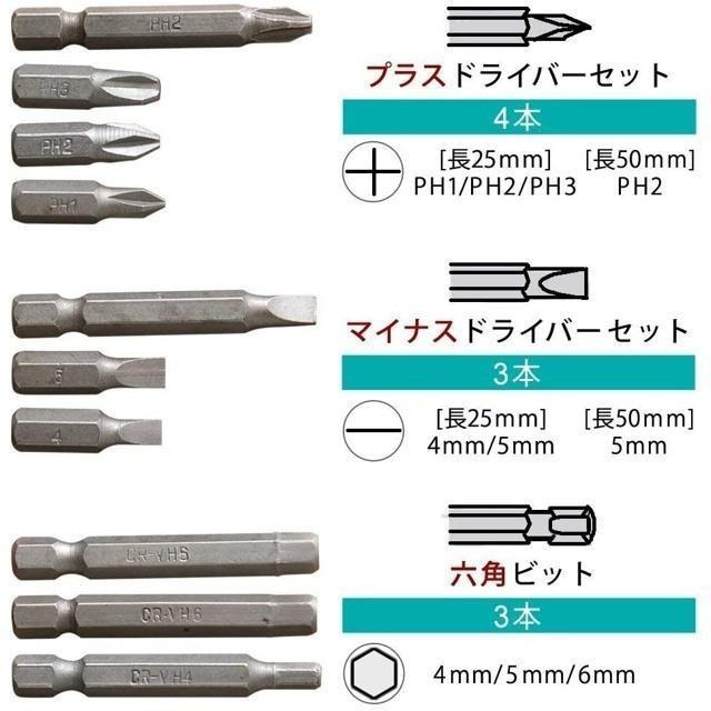 【日本代購】Iris Ohyama 無線電動 螺絲起子 JDD351-G 綠色-細節圖7