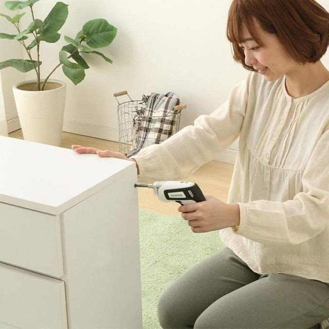 【日本代購】Iris Ohyama 無線電動 螺絲起子 JDD351-R 紅色-細節圖2