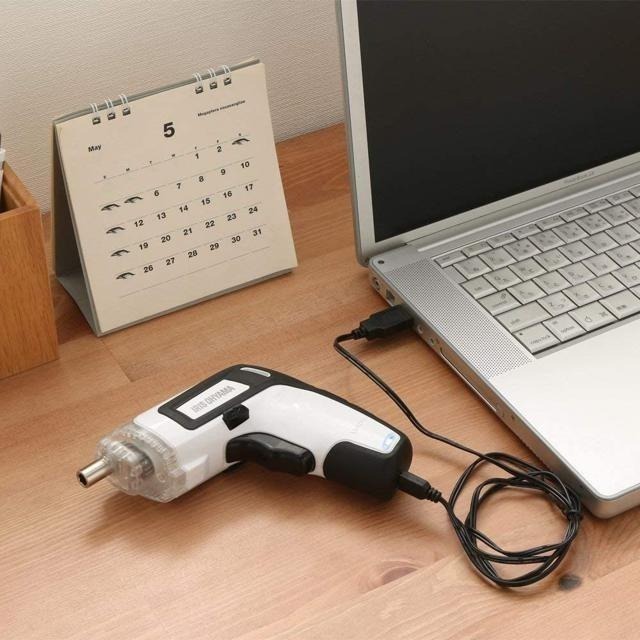 【日本代購】Iris Ohyama 無線電動 螺絲起子 JDD351-R 紅色-細節圖5