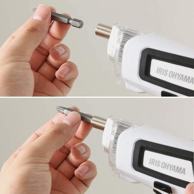 【日本代購】Iris Ohyama 無線電動 螺絲起子 JDD351-R 紅色-細節圖8