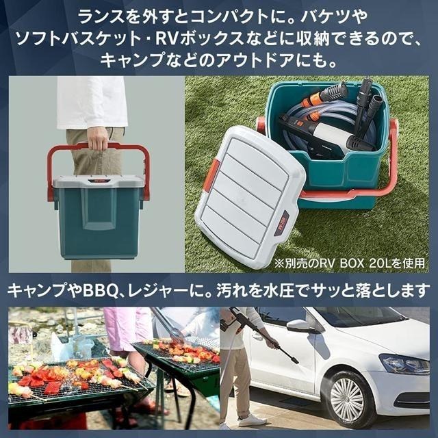 【日本代購】IRIS OHYAMA 充電式高壓清洗機 附帶電池 JHW-201-細節圖6