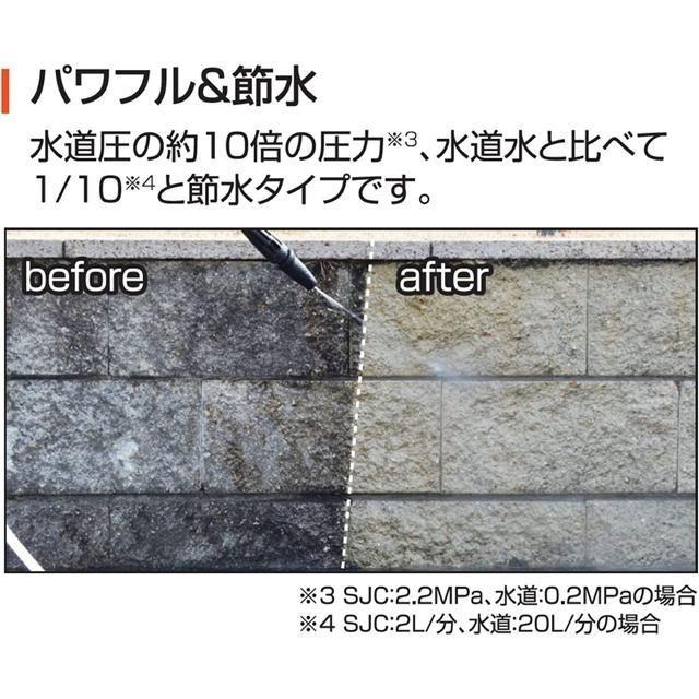【日本代購】KOSHIN 充電式高壓清洗機 附帶電池 SJC-1820-細節圖6