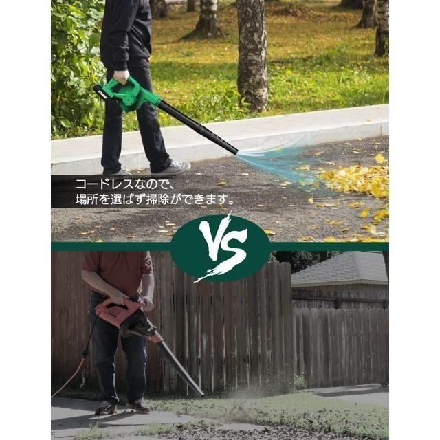 【日本代購】KIMO 鼓風機 吹葉機 20V 2.0Ah 附帶延長管 QM-6001-細節圖7