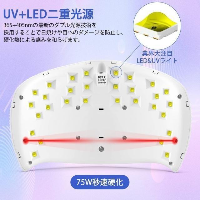 【日本代購】NAILGIRLS X33 UV LED 美甲機 美甲燈-細節圖3