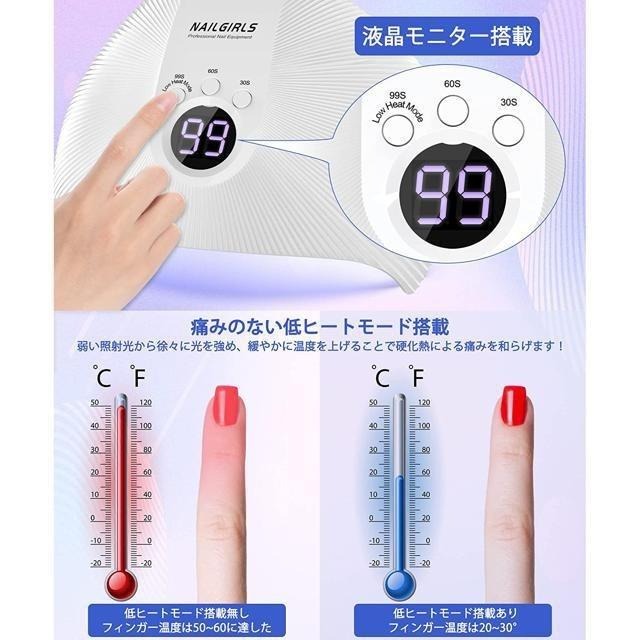 【日本代購】NAILGIRLS X33 UV LED 美甲機 美甲燈-細節圖4