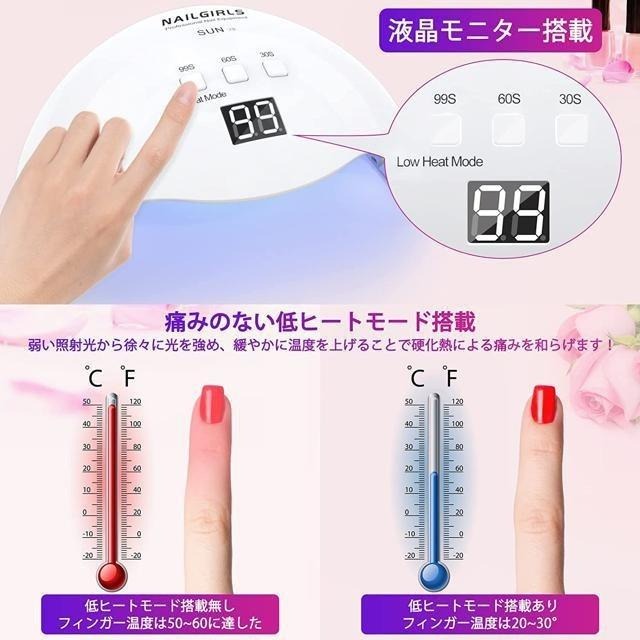 【日本代購】NAILGIRLS X9 UV LED 美甲機 美甲燈-細節圖3