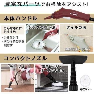 【日本代購】IRIS OHYAMA 廚房專用蒸氣清洗機 STM-304KC-細節圖4