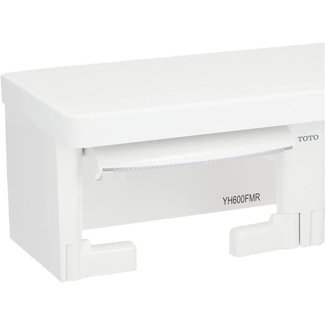 【日本代購】TOTO 廁所紙巾架 木質架雙層 白色 YH600FMR#NW1-細節圖2