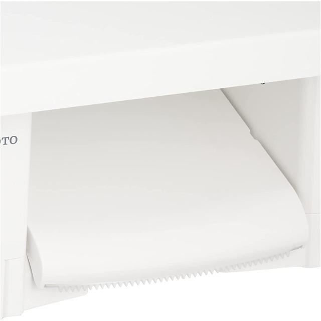 【日本代購】TOTO 廁所紙巾架 木質架雙層 白色 YH600FMR#NW1-細節圖3