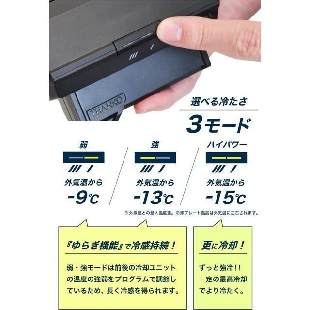 【日本代購】THANKO 頸式冷卻器 Pro R4 TKPNC22BK 黑色-細節圖7