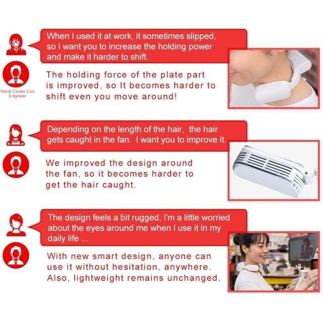 【日本代購】THANKO 頸式冷卻器 TK-NEMB3-WH 白色-細節圖6