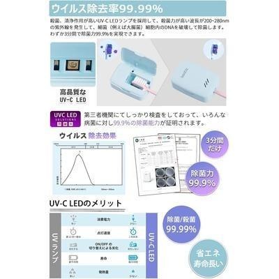 【日本代購】Iseebiz 牙刷除菌盒 個人用 烘乾風扇功能 UV-C LED 白色-細節圖2