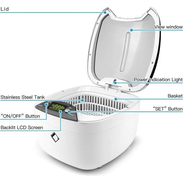 【日本代購】LifeBasis 超音波 超聲波 清洗機 850毫升 CD-7920-細節圖6