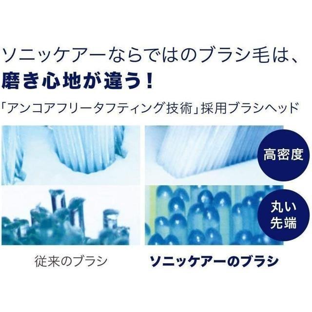 【日本代購】Philips 飛利浦 電動牙刷 替換刷頭 軟毛 HX9053/67 白色 (3個)-細節圖3