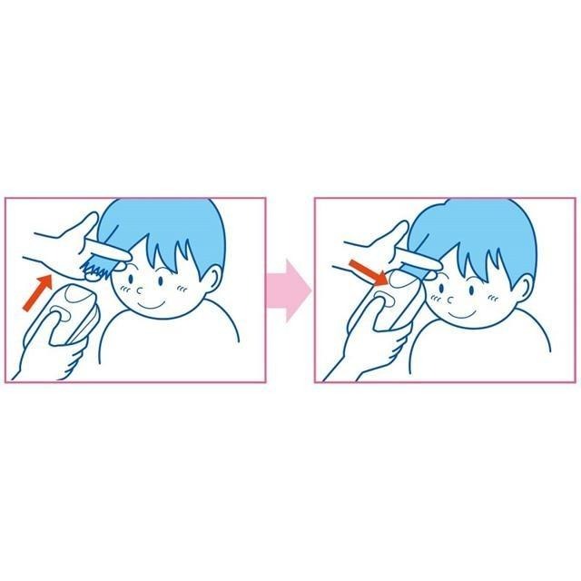 【日本代購】Panasonic 松下 電池式理髮器 寶寶專用 ER3300P-W-細節圖4