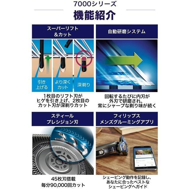 【日本代購】Philips 飛利浦 7000系列 電動刮鬍刀 45刀片 S7782/57