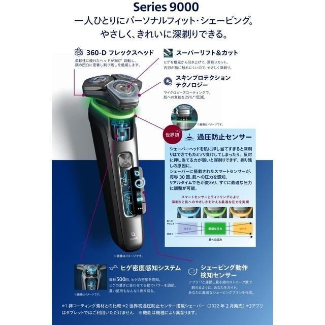 【日本代購】Philips 飛利浦 9000系列 電動刮鬍刀 72刀片 S9982/54-細節圖3